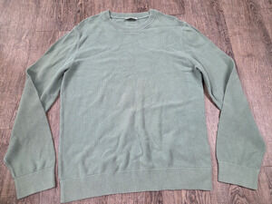 ArmedAngels Light Green Crewneck Men's Adult Knit Sweater Size Large